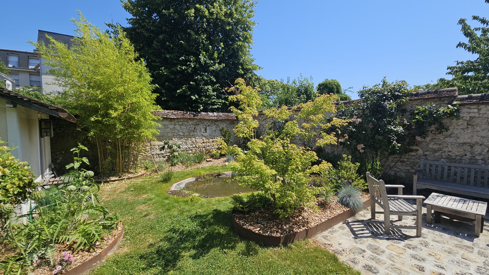 Jardin méditerranéen aménagé